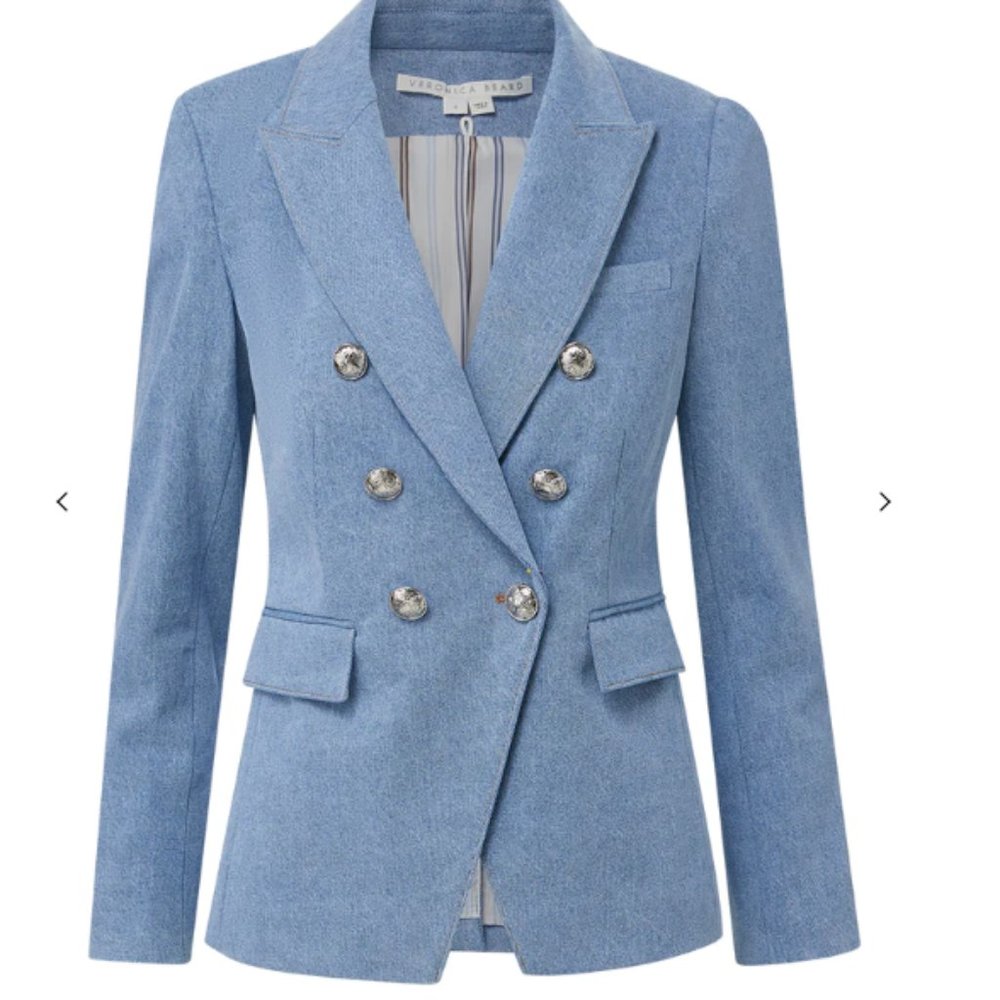 Veronica Beard Denim Dickey Jacket